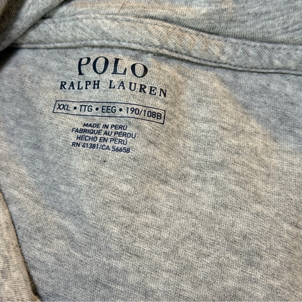 Polo by Ralph Lauren Men's Light Gray Hoodie - Picture 4 of 5